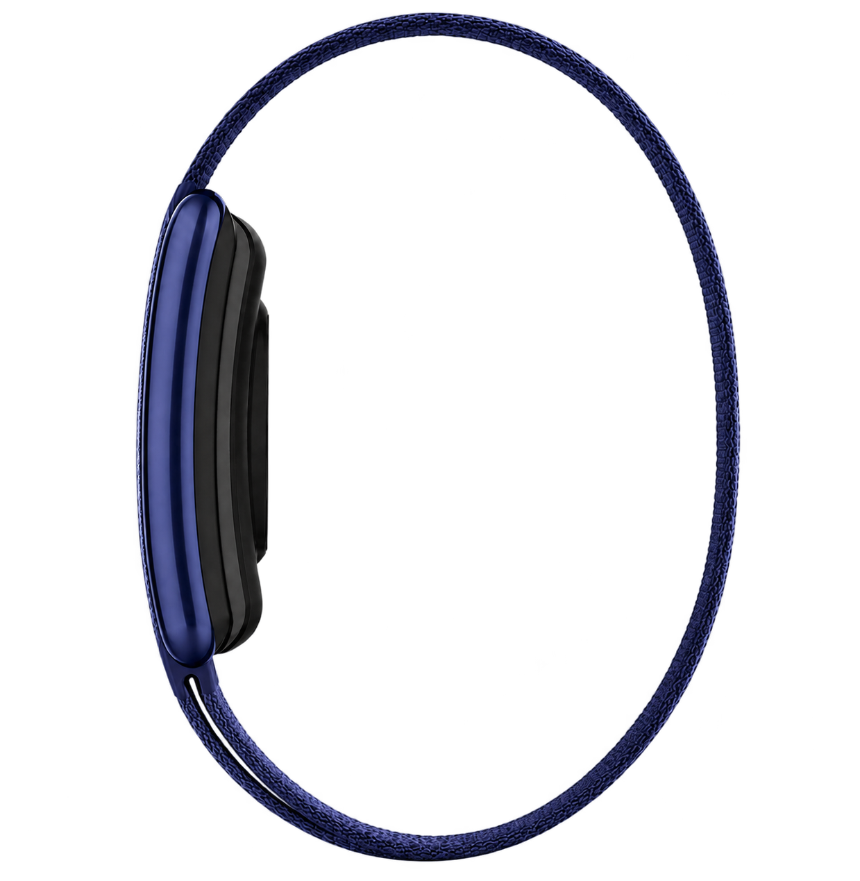 Nura bracelet in navy, side view