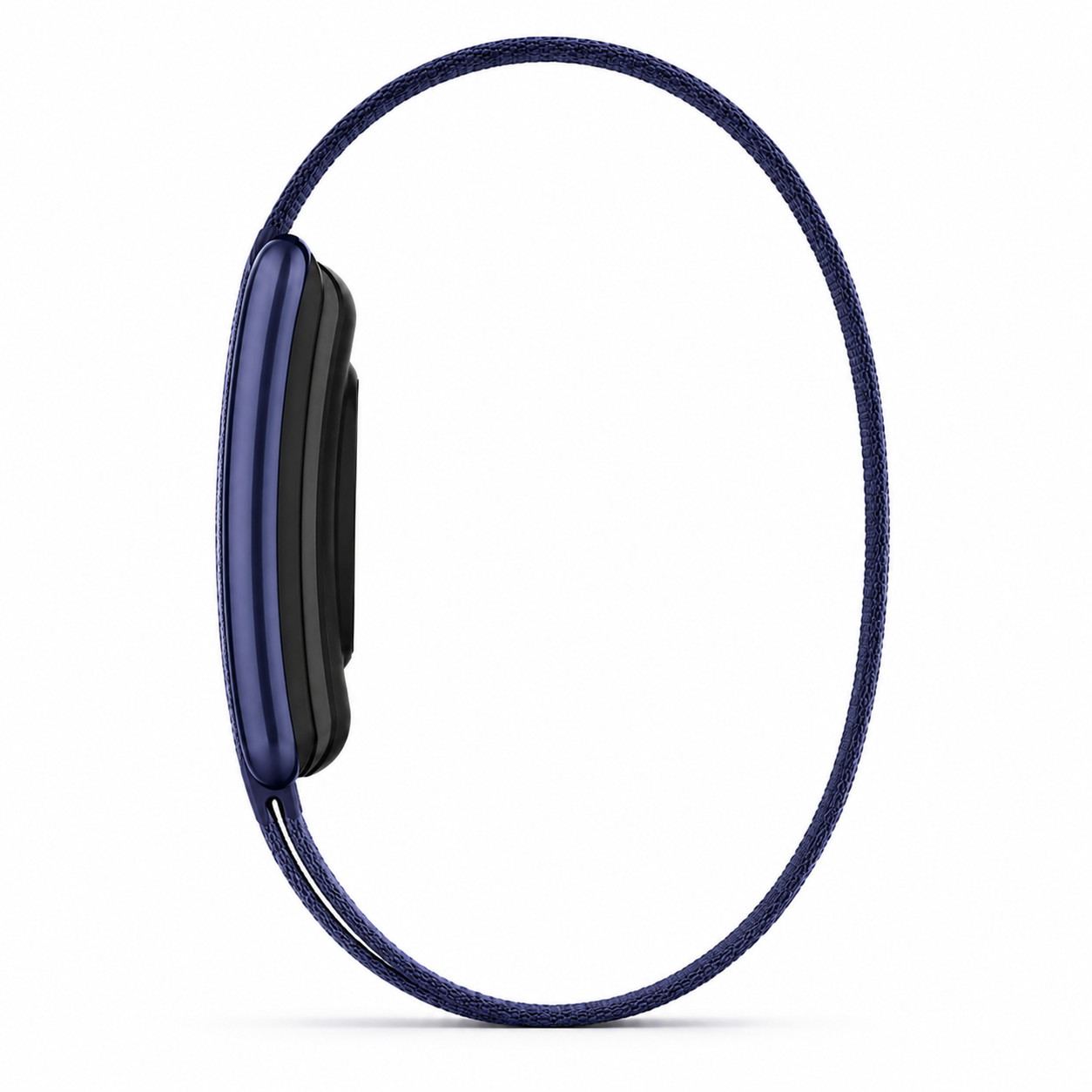The navy Nura bracelet, side view